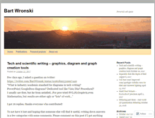 Tablet Screenshot of bartwronski.com
